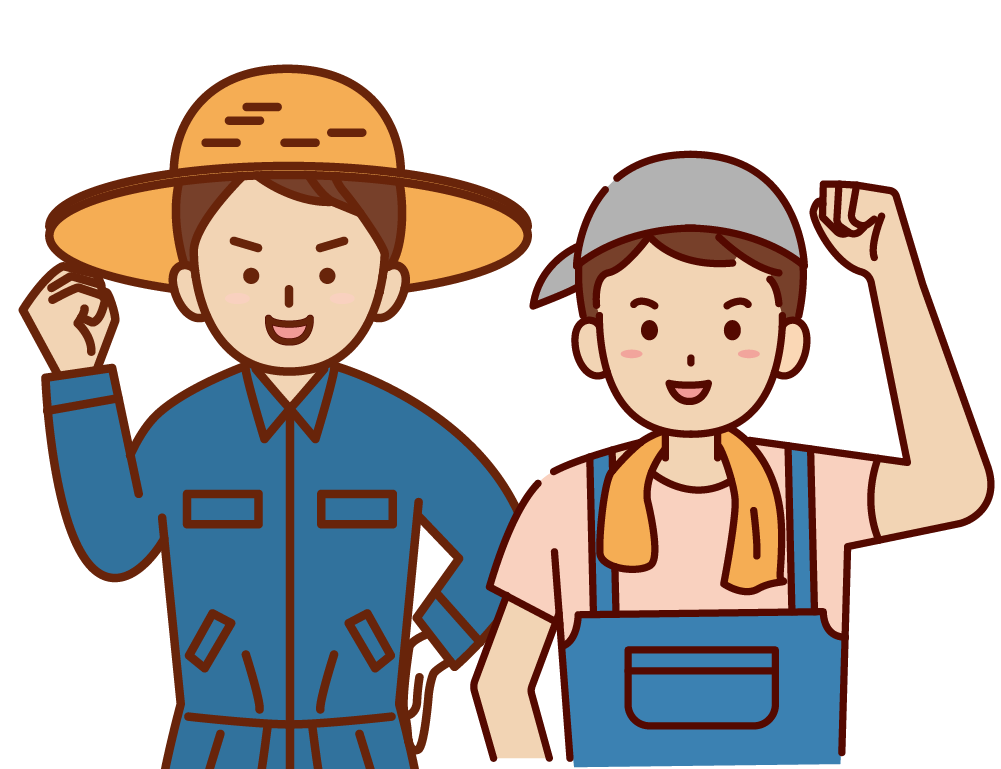 外国人労働者のイラスト