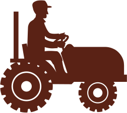 トラクターのイラスト